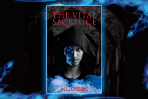 Elaborate cover design image for The Vital Sacrifice by M. L. Childs