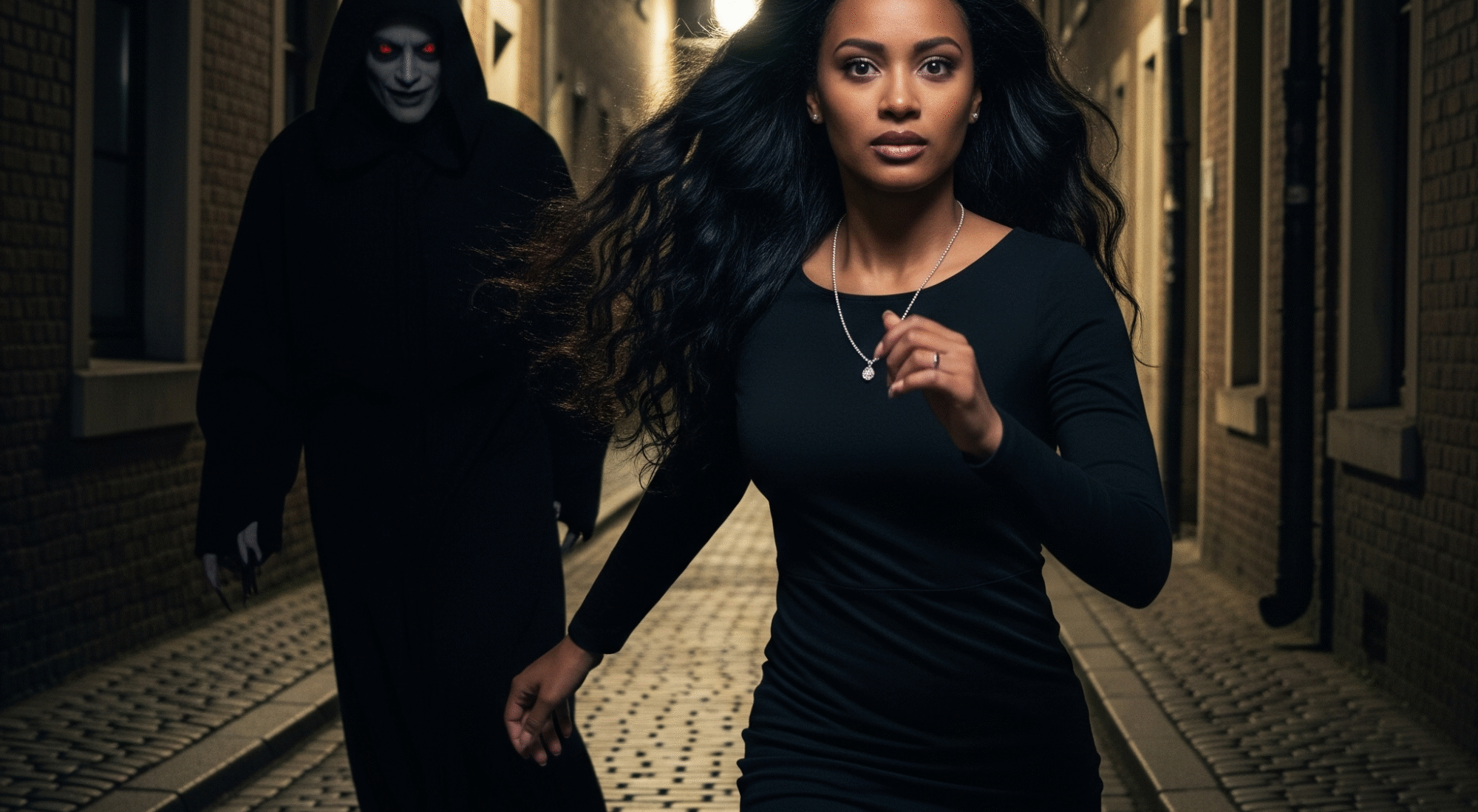 nightmare in Milan chase scene from The Vital Sacrifice